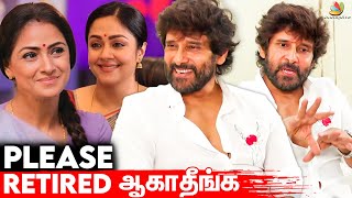 Dhruv-வ பாத்து நான்தான் பயப்படணும் - Chiyaan Vikram Interview | Jyothika, Simran, Mahaan Movie Dhruv-வ பாத்து நான்தான் பயப்படணும் - Chiyaan Vikram Interview | Jyothika, Simran, Mahaan Movie