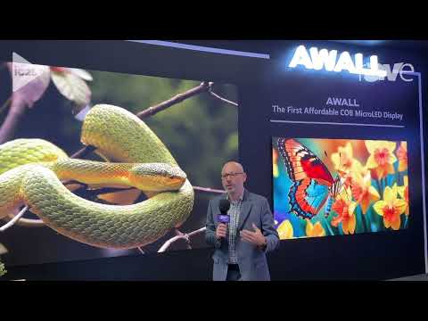 InfoComm 2025: AWALL Introduces AWALL MicroLED Display for Consumers
