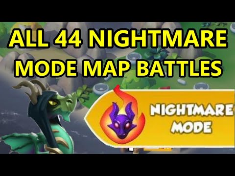 ALL NIGHTMARE MODE Campaign Battles! 44 New Update Map Battles! - DML