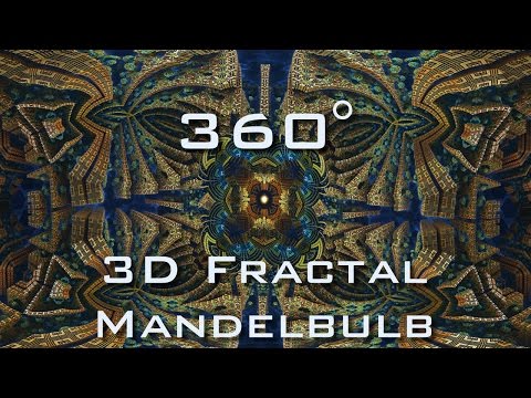 360° Mandelbulb 3D Fractal Panorama Slideshow VR 4K UltraHD