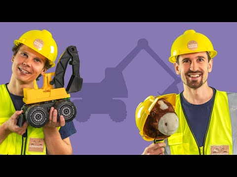 Puistopartio - Kaivurikaveri | Lastenlauluja työkoneista