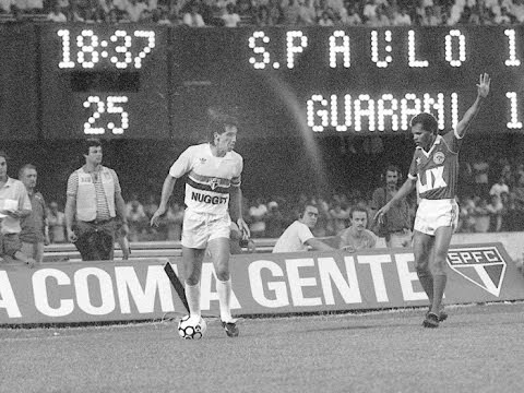 São Paulo 1x1 Guarani (February 22, 1987) - 1986 Brazilian Championship Final (first leg)