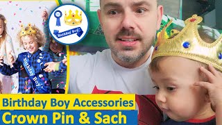 Prince Zayne Complete Birthday Party Set - 1ST Kids Birthday Party Ideas for themed kids party