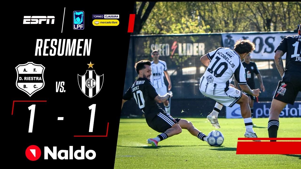 EMPATE CON GUSTO A POCO ENTRE EL MALEVO Y EL FERROVIARIO | Riestra 1-1 Central Córdoba | RESUMEN