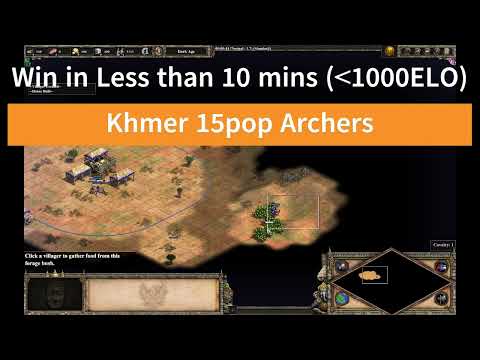 15 Pop Khmer Archer Rush at Low ELO