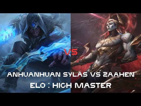 anhuanhuan sylas vs zaahen – high master mid lane duel on cn super server