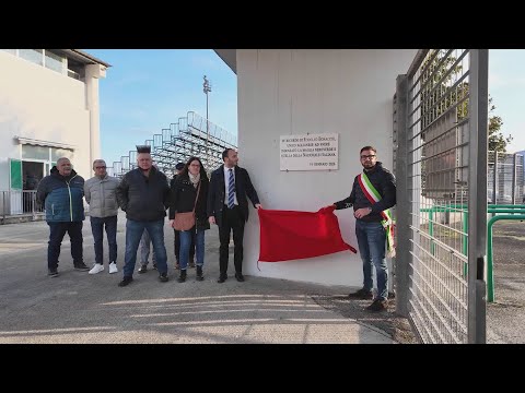 Stadio Bellucci, omaggio a Rodolfo Bonacchi