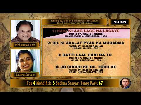 Mohd Aziz & Sadhna Sargam Top 4 Duets Songs Part, 67