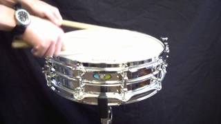 Video thumbnail for Ludwig 4x14 Supralite Snare Drum Demo LW0414SL by explorerspercussion