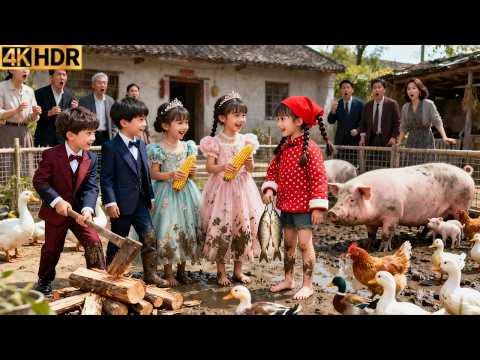 Herdeiros ricos chegam arrogantes ao campo. A menina ensina lições de vida e gratidão! ✨❤️