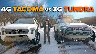3rd Gen Tundra VS 4th Gen Tacoma | Deep Snow Off-Road
