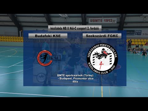 Budafoki KSE - Szekszárdi FGKC kézilabda NB II Női-C csoport