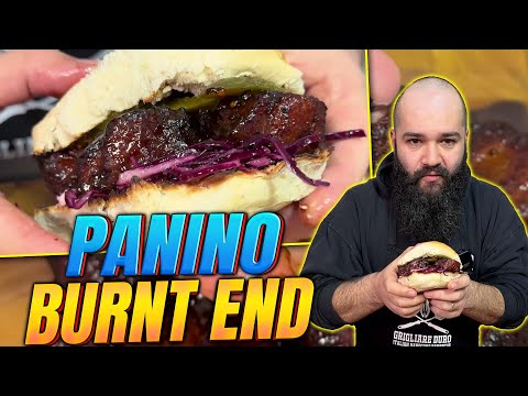 Ricetta Panino Burnt Ends | Sandwich super economico e Gordissimo | Grigliare Duro