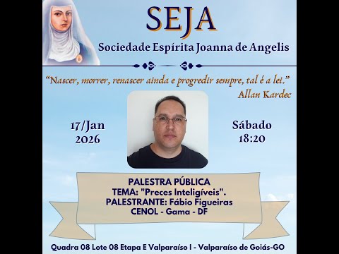 "Preces Inteligíveis" - Fábio Filgueiras  | SEJA Valparaíso de Goiás