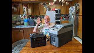 Dometic CDF-11 Fridge Freezer Ecoflow River Pro Test - How Many Days Can It Last - 12v Solar