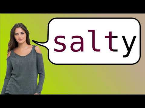 Como dizer 'salgado' em ingles?