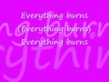 Anastacia ft Ben Moody - Everything Burns Lyrics ...
