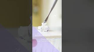 【粘土】ブルーベリーケーキ🫐【ミニチュアスイーツ】#shorts #tutorial #miniature #polymerclay