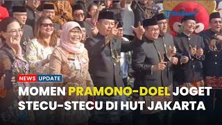 Pramono Doel Asyik Joget 'Stecu-stecu' saat Perayaan HUT Jakarta ke 498