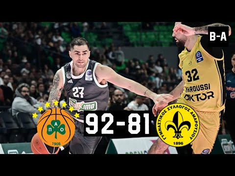 Panathinaikos - Maroussi 92-81 | Full Highlights | GBL Round 16 | 25.01.2026