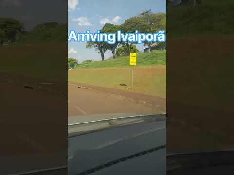 Arriving in Ivaiporã city, Paraná southern Brazil
