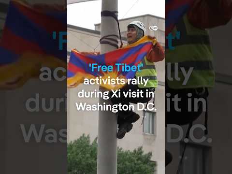 Xi visit marked by Tibet protests | DW News
