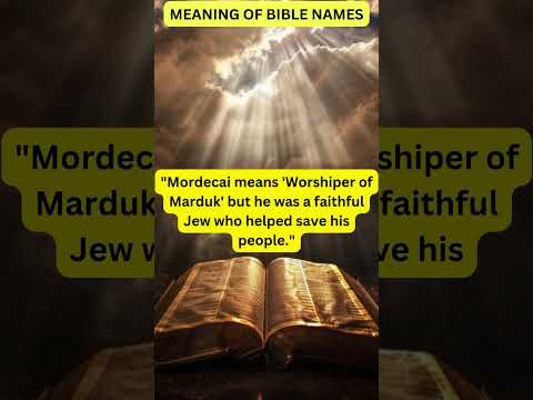 Meaning of Bible Names 190