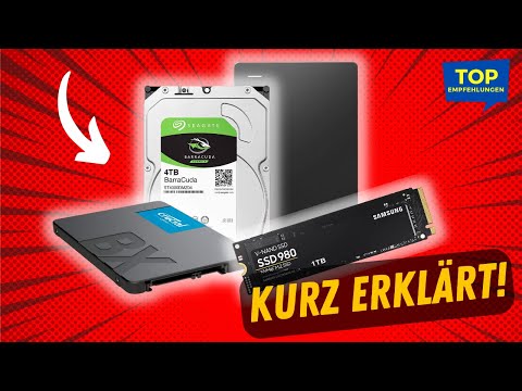 Alles was du über Festplatten, HDD, SSD, NVMe, M.2, PCIe 4.0 Wissen musst!