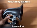 Vzduchový klaksón 12V / 24V - bez kompresora SN-017 (DAF / VOLVO) - Video Youtube