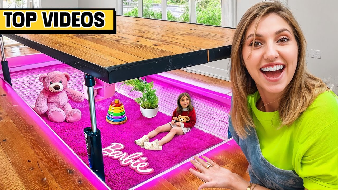 Secret Rooms We Built for a Surprise! | The Anazala Family