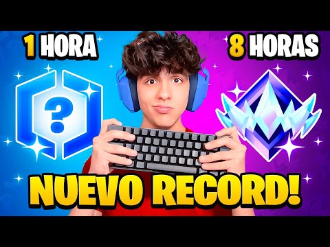 De BRONCE a UNREAL en TIEMPO RÉCORD (Speedrun Teclado)