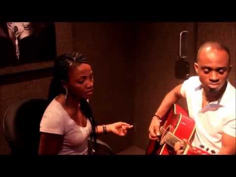 Behind the scenes with Simi and Fiokee.