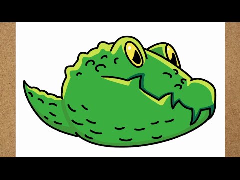 How to draw Guacodile from Plants vs Zombies 2 pvz