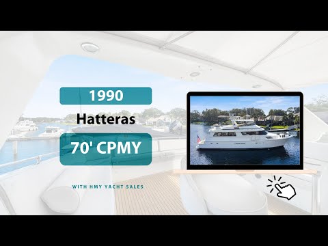Hatteras 70 Cockpit Motor Yacht video