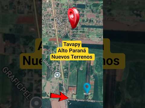 Terrenos en cuotas en Tavapy Alto Paraná, Paraguay | Whatsapp 0983 292002