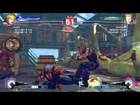 eva01 (KE) vs Oozinator (GU) | SSF4: Arcade Edition PC - Ranked Match