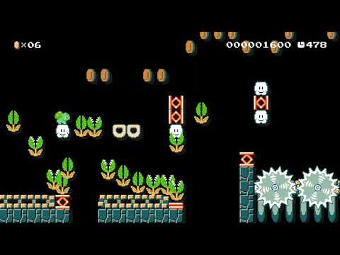 Plant Procession by あひる - SUPER MARIO MAKER - NO COMMENTARY 1az