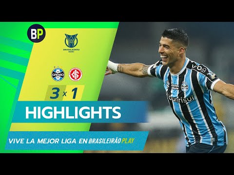 GREMIO GANÓ EL CLÁSICO CON MUCHA AUTORIDAD Y CON SÚAREZ COMO FIGURA | GRE 3x1 INT #Brasileirao