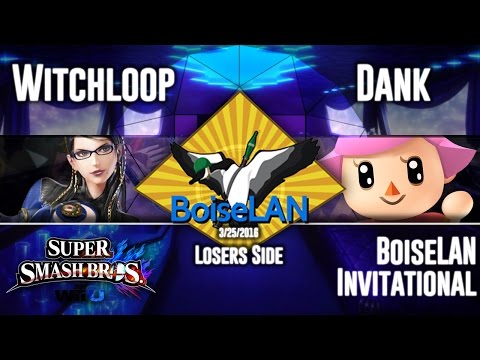 BoiseLAN Invitational: Witchloop (Bayonetta) Vs. Dank (Villager) - SSB4 Singles Losers