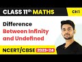 Difference Between Infinity and Undefined | Maths Class 11