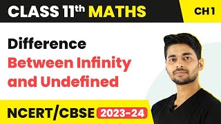 Difference Between Infinity and Undefined | Maths Class 11
