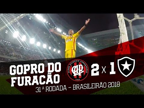 Atlético Paranaense 2x1 Botafogo | GOPRO DO FURACÃO