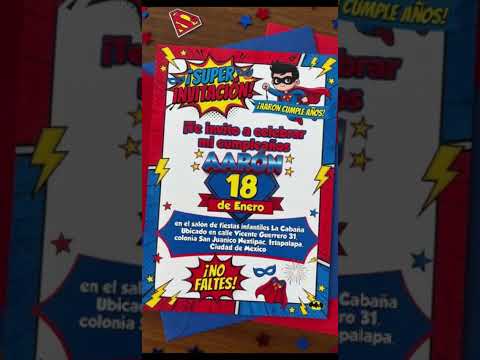 Fiesta Infantil - Temática Superhéroes
