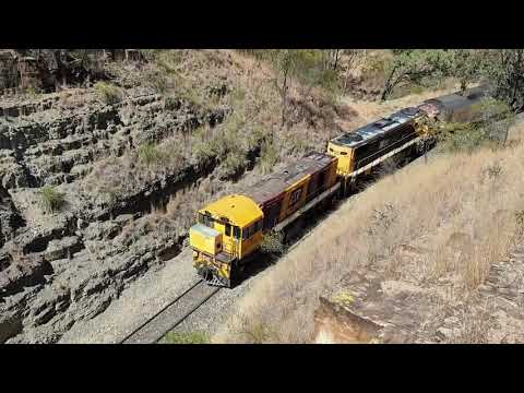 Spirit of The Outback Climbs Drummond Range Behind 1723 & 2473