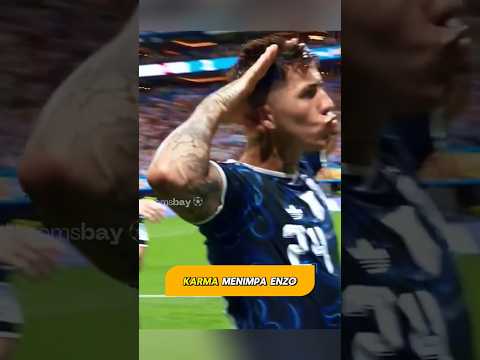 Karma menimpa Enzo Fernandez karena sikap buruk dan tidak sopan. #footballshorts
