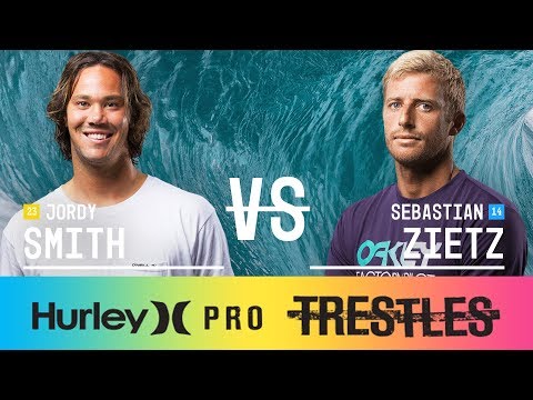 Jordy Smith vs. Sebastian Zietz - Round Five, Heat 2 - Hurley Pro at Trestles 2017