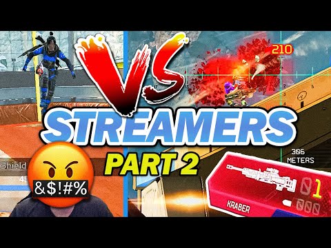J'AI RENDU FOU CES STREAMERS SUR APEX (REACTIONS) 😡 PARTIE 2