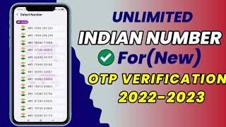 OTP Bypass Indian Number l Indian Number OTP Bypass l  Free Indian Number For OTP Verification l