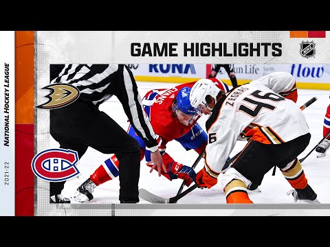 Ducks @ Canadiens 1/27/22 | NHL Highlights
