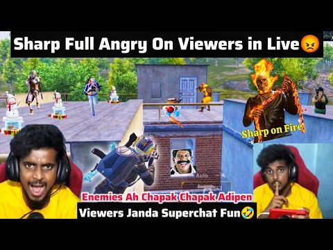 Sharp Full Angry & Destroyed the Apartment🔥| Viewers Superchat Fun🤣|Full Fun Must Watch💯 #ravensharp